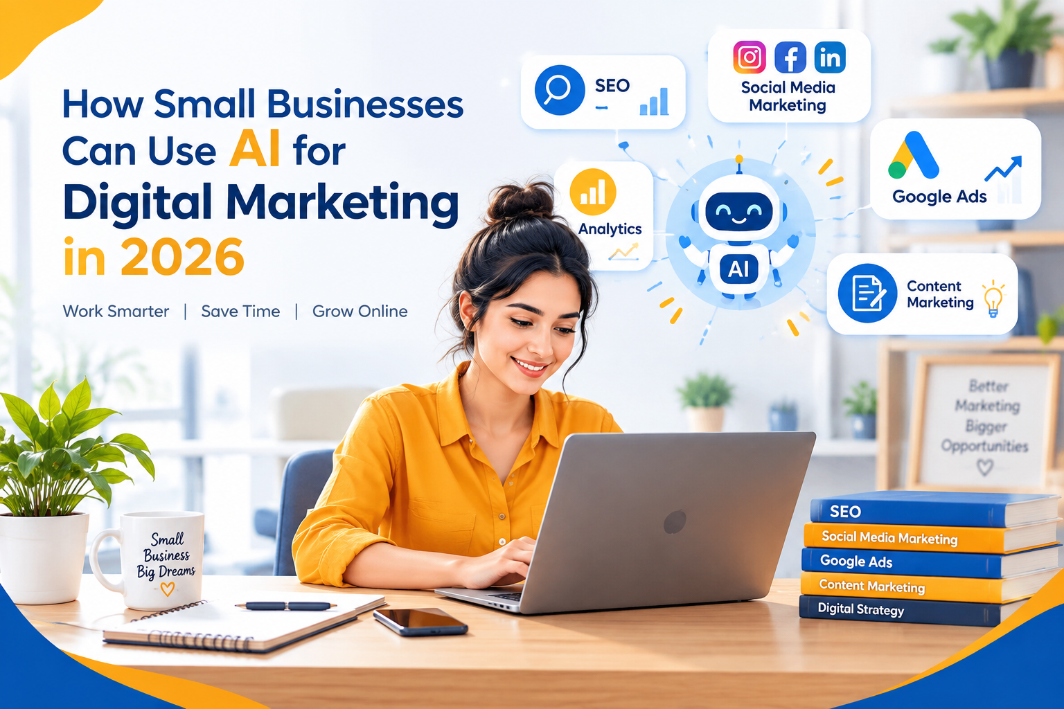 How Small Businesses Can Use AI for Digital Marketing in 2026